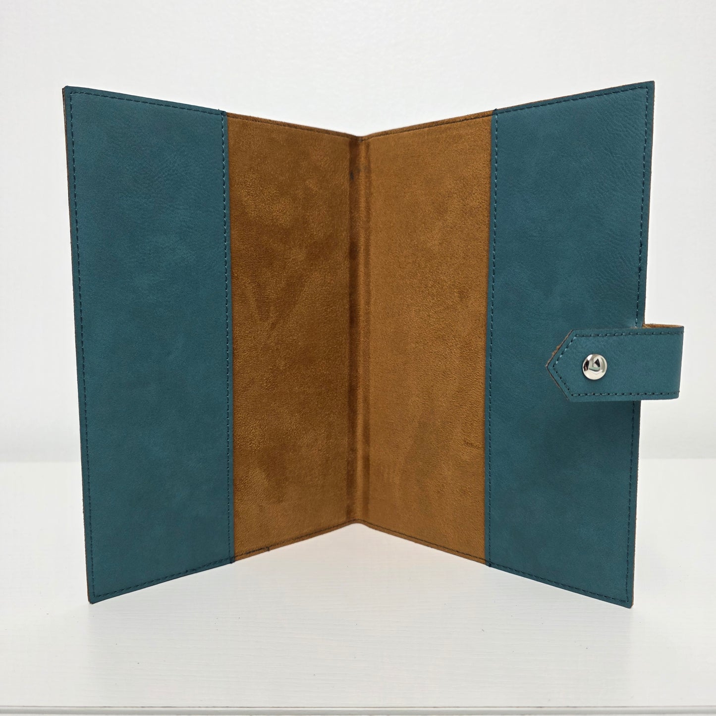 Studio Luxe Cerulean Faux Leather Journal Cover