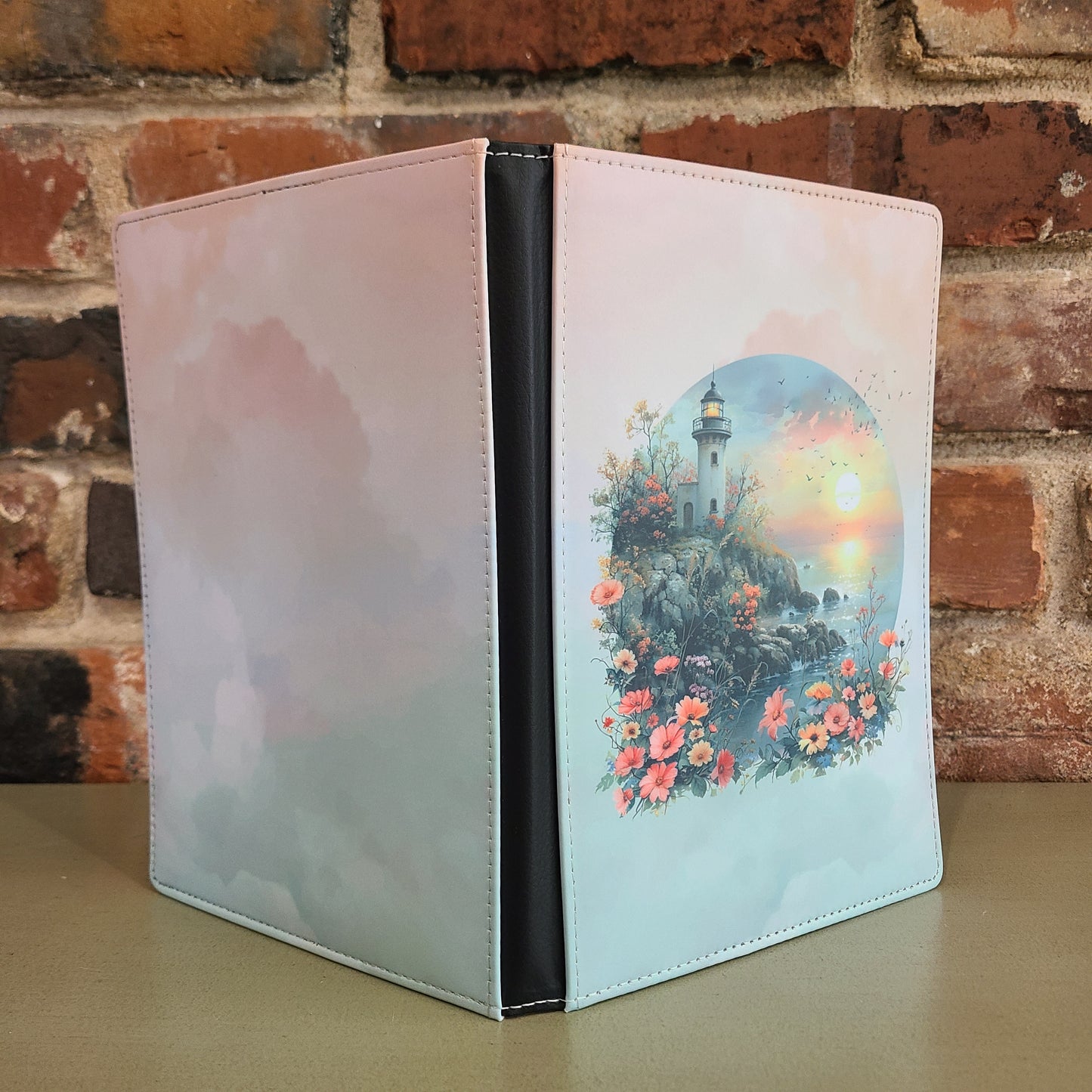 Lighthouse Journal, Floral, Ocean Notebook