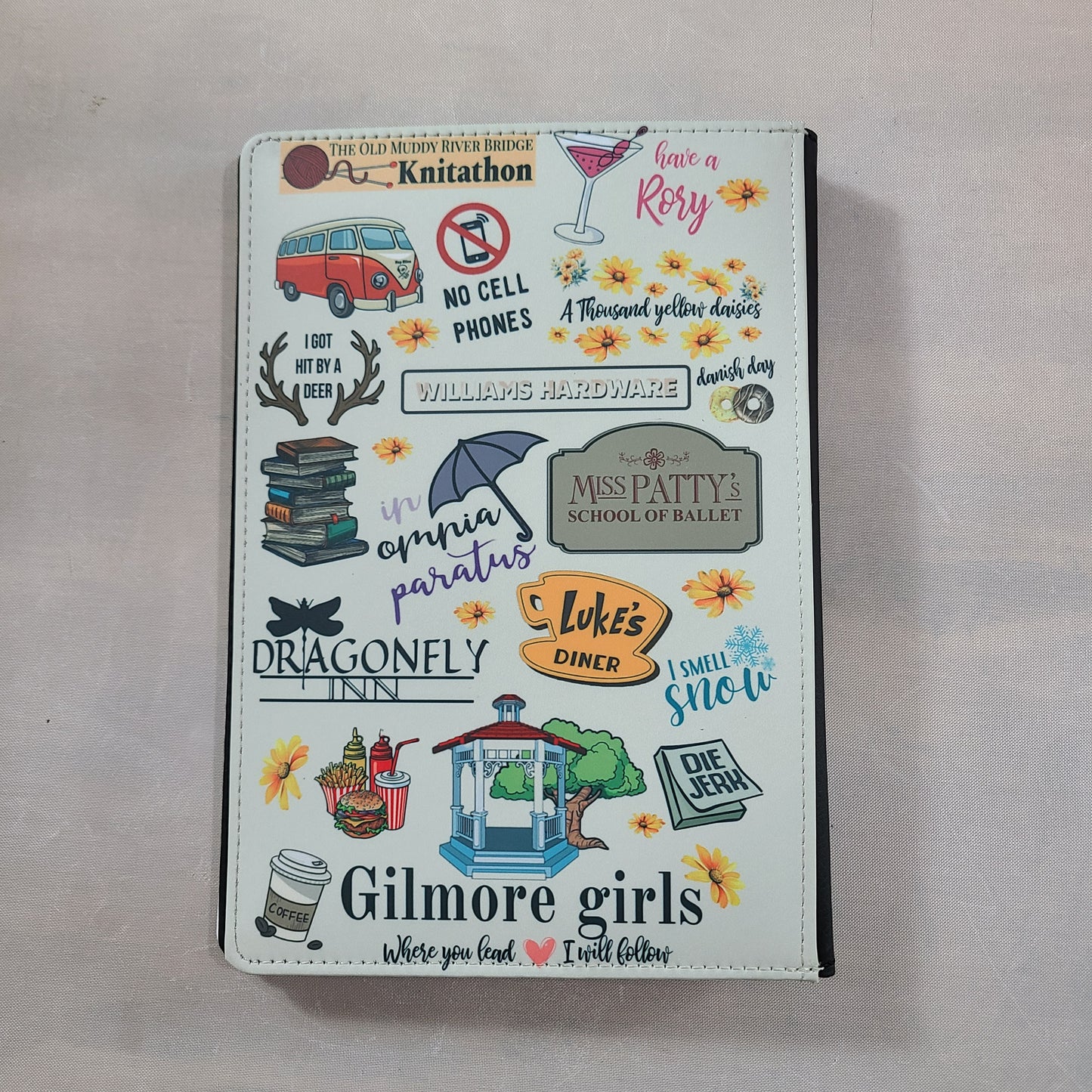 Gilmore Girls Reusable Journal, Stars Hollow, Lorelia and Rory