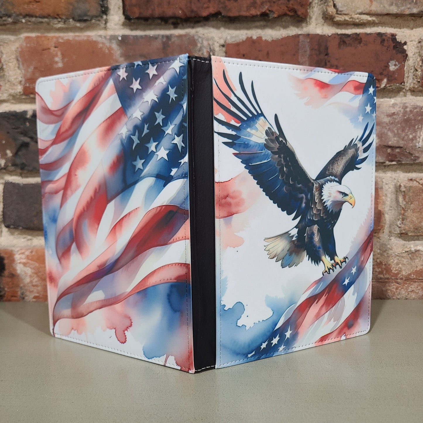 Eagle American Flag Journal, Watercolor