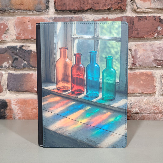 Colored Glass Bottles Journal