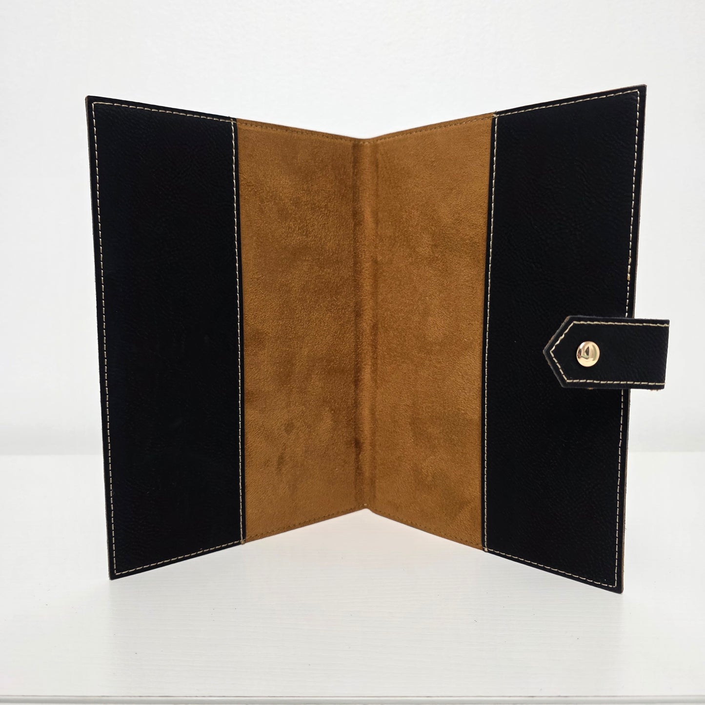 Studio Luxe Obsidian Faux Leather Journal Cover