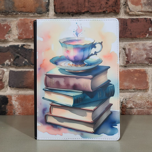 Books and Tea Watercolor Journal