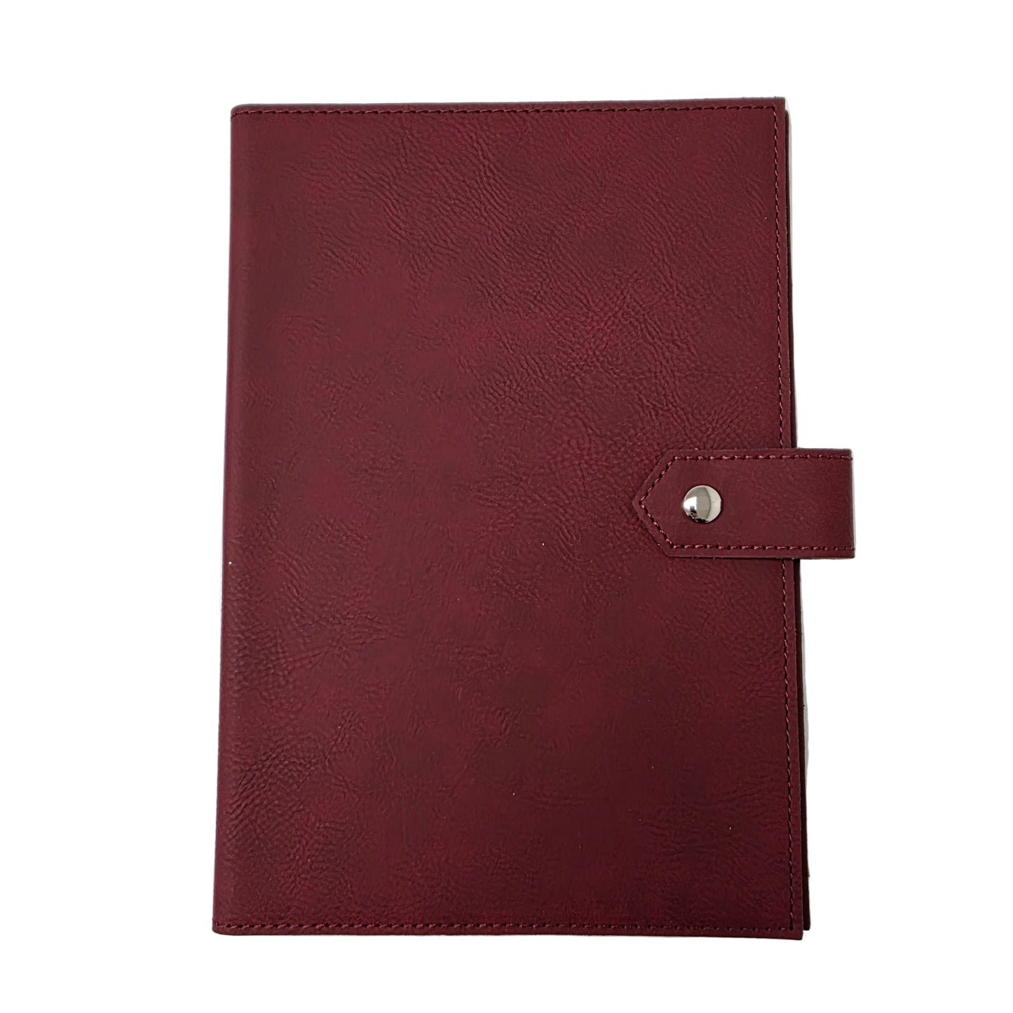 Studio Luxe Merlot Faux Leather Journal Cover