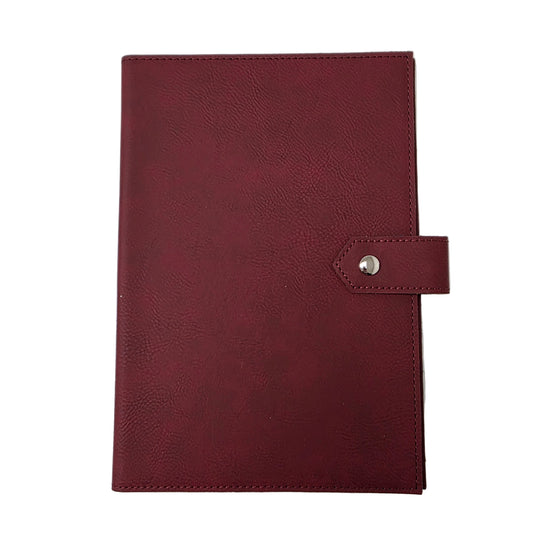 Studio Luxe Merlot Faux Leather Journal Cover