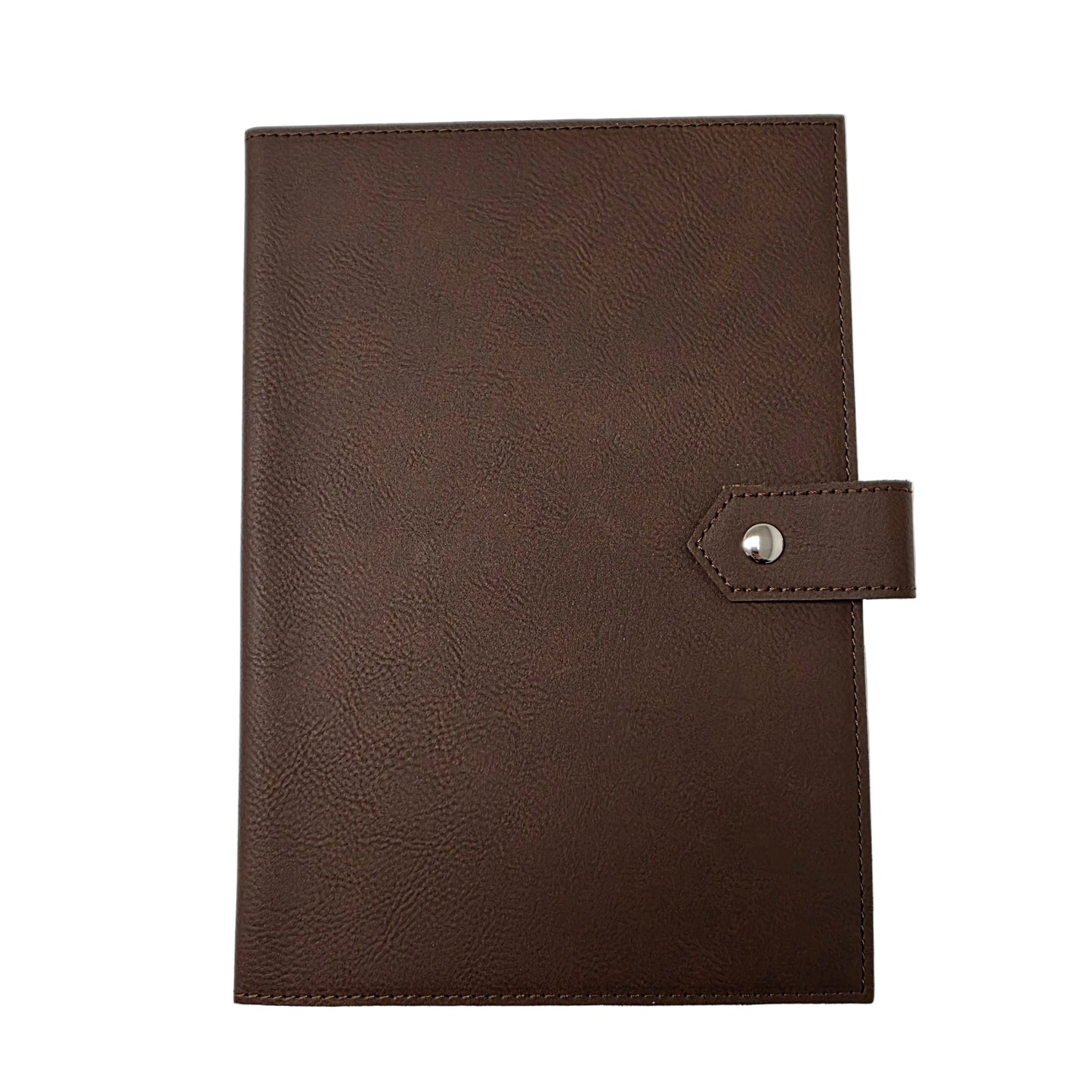 Studio Luxe Mocha Faux Leather Journal Cover