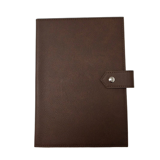 Studio Luxe Mocha Faux Leather Journal Cover