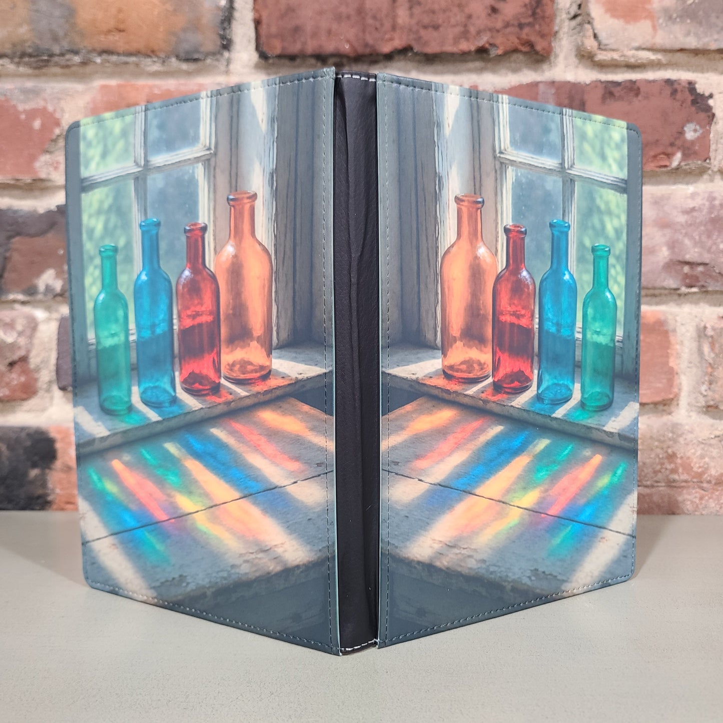 Colored Glass Bottles Journal