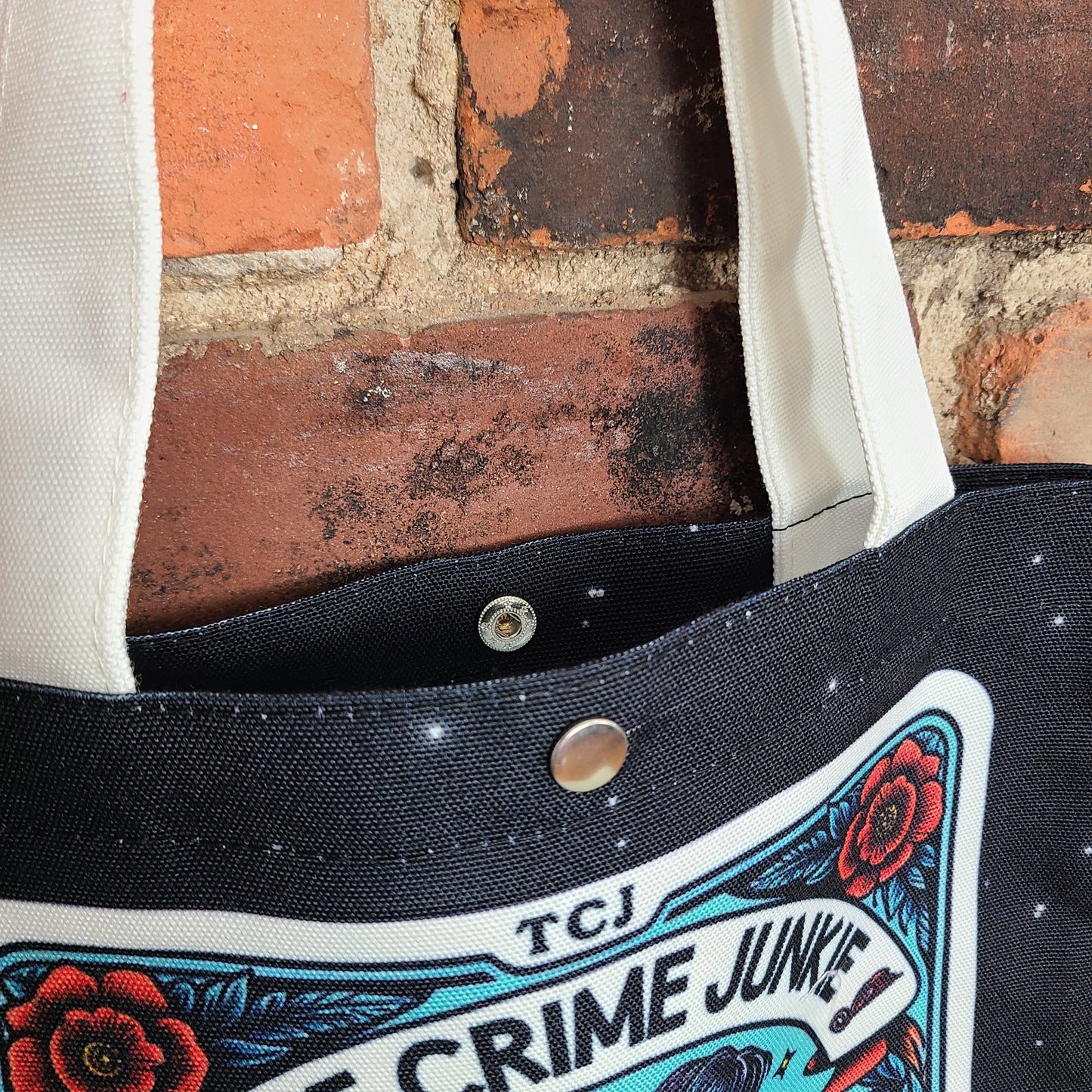 True Crime Junkie Tarot Card Tote Bag