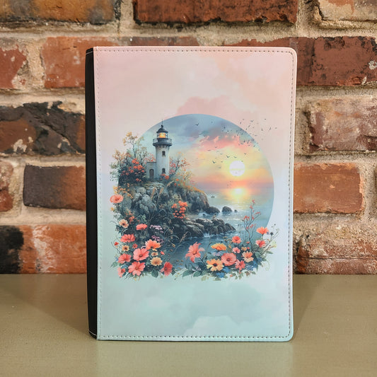 Lighthouse Journal, Floral, Ocean Notebook