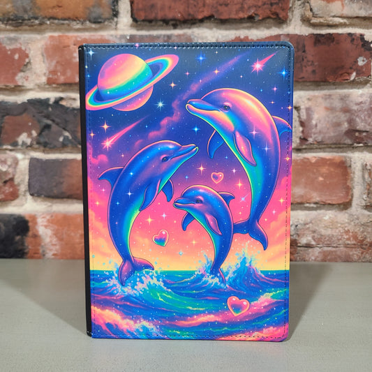 Neon Dolphin, Whimsical Journal