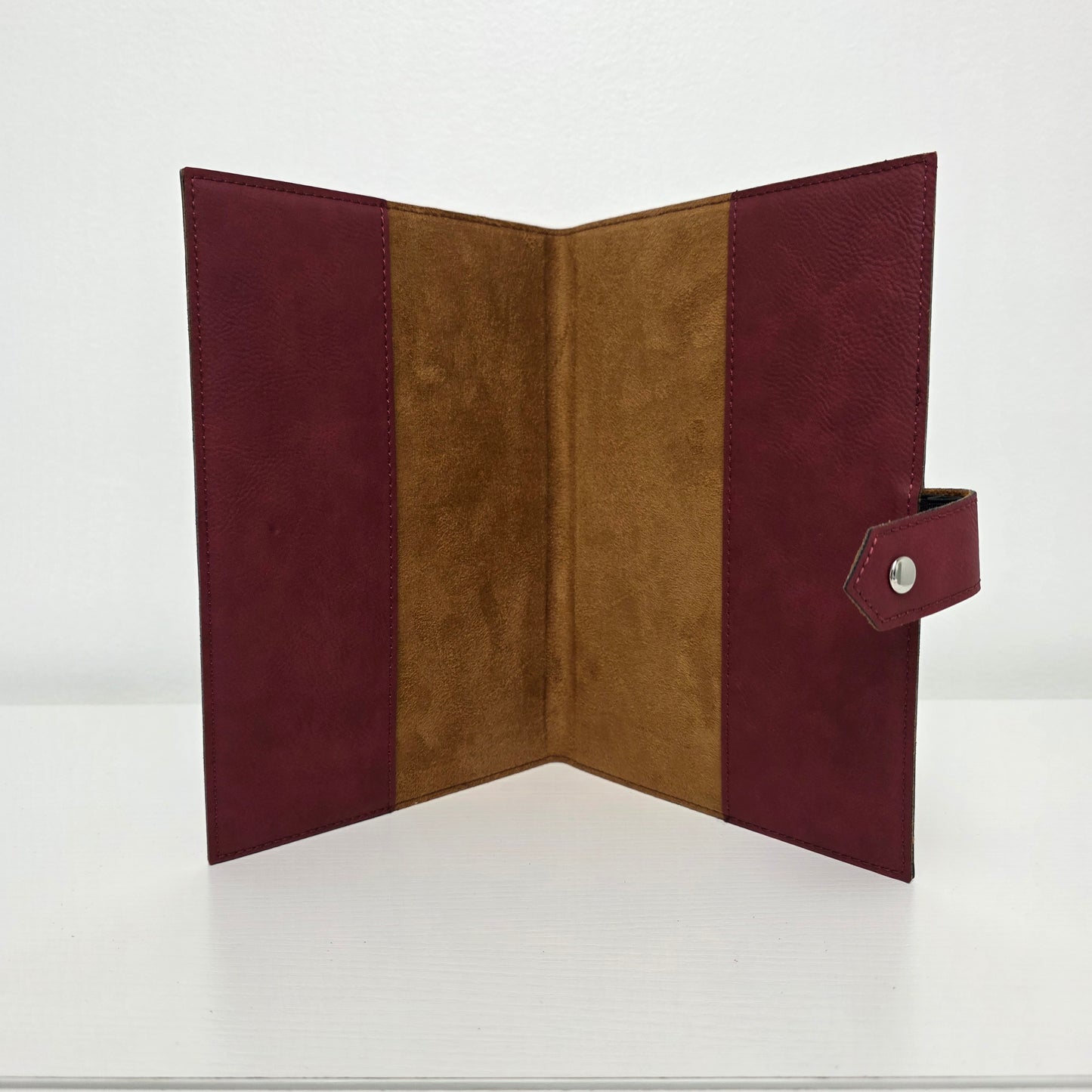 Studio Luxe Merlot Faux Leather Journal Cover