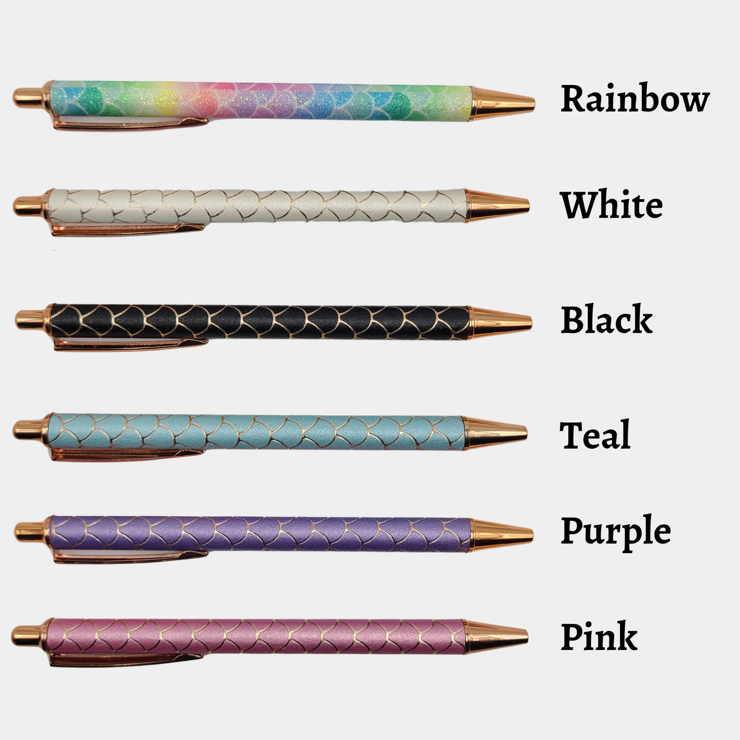 Mermaid Glitter Pen, Fancy Pen, Mermaid Scales