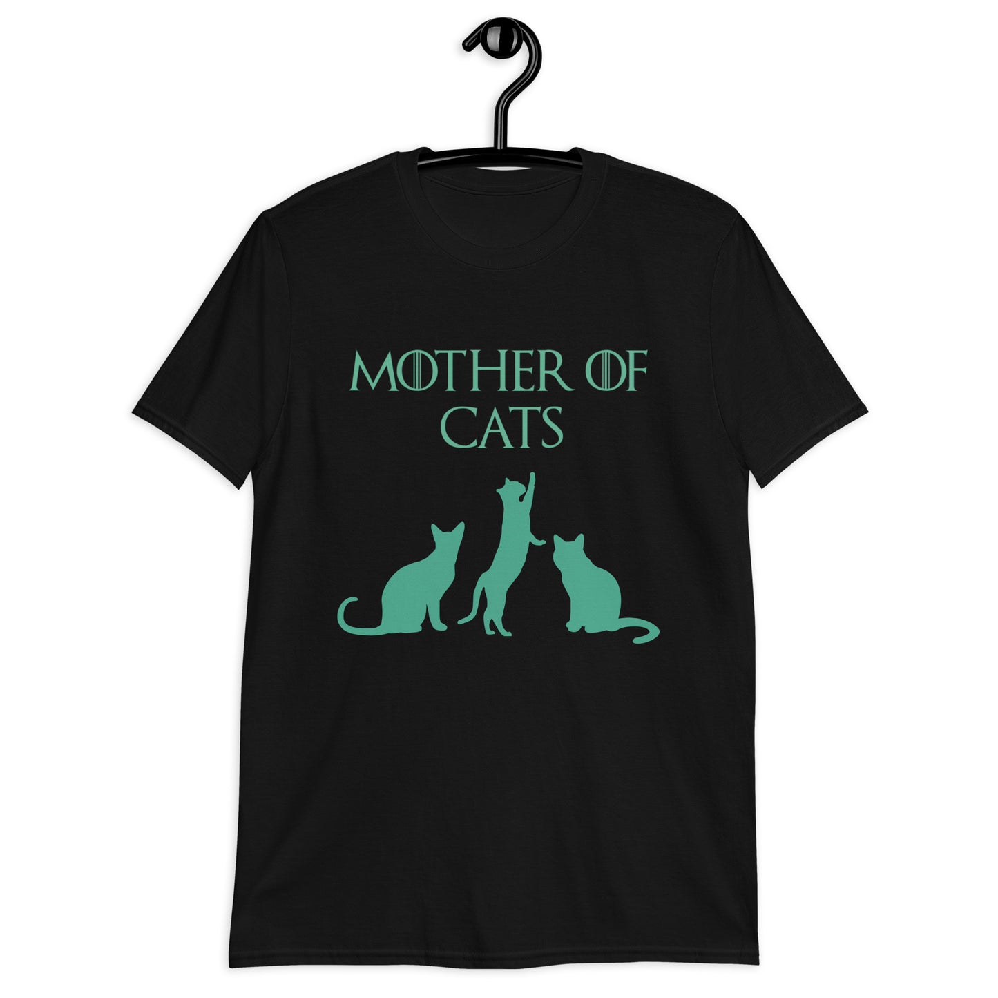 Mother of Cats, Game of Thrones, Mother of Dragons Green Graphic Short-Sleeve Unisex T-Shirt