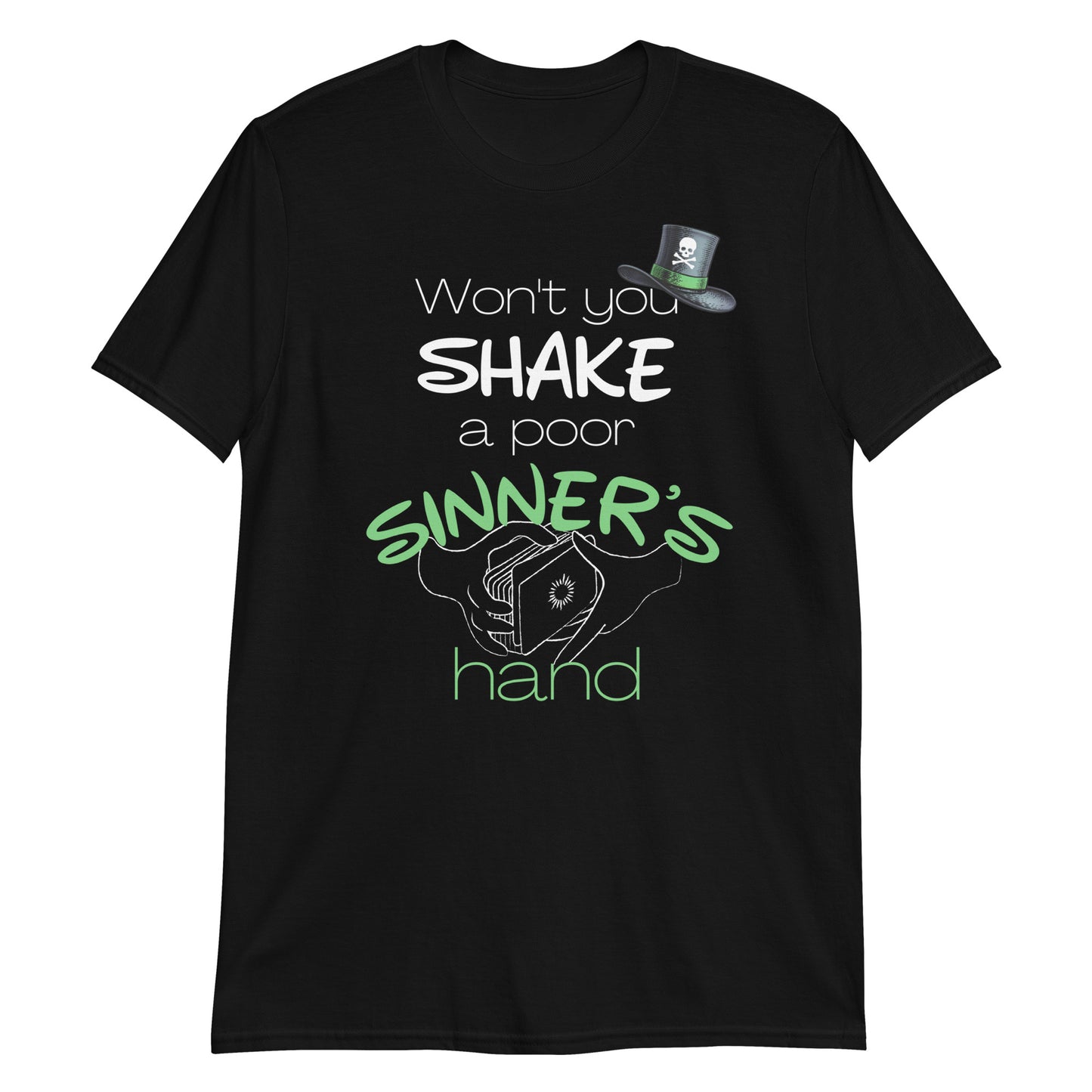 Disney Princess and the Frog, Shake a Poor Sinner&#39;s Hand, Voodoo Shirt, Princess Tiana, Disney Shirt, Magic Short-Sleeve Unisex T-Shirt