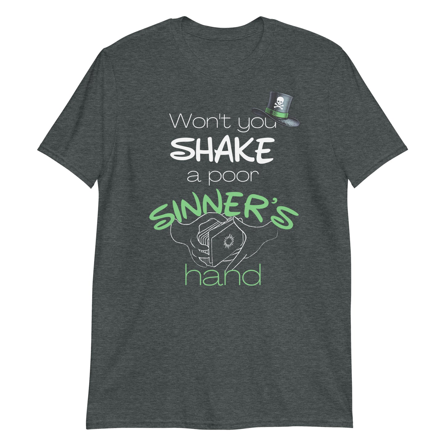 Disney Princess and the Frog, Shake a Poor Sinner&#39;s Hand, Voodoo Shirt, Princess Tiana, Disney Shirt, Magic Short-Sleeve Unisex T-Shirt