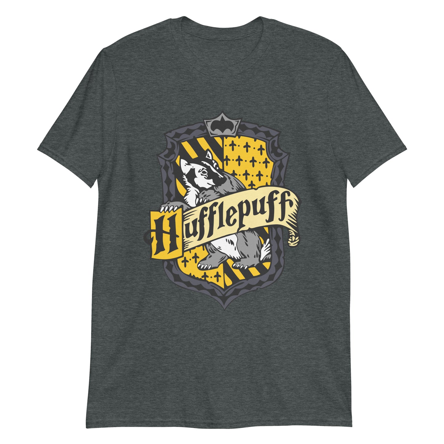 Harry Potter Shirt, Hufflepuff Shirt, Hogwarts, Wizard, Potterhead, Harry Potter Fan, Pop Culture, Short-Sleeve Unisex T-Shirt