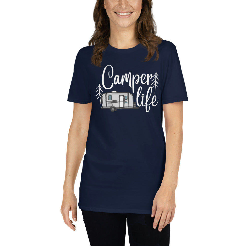 t shirt zelten Camper Life Shirt, Camping Van Shirt, One Happy Camper T-shirt, Adventure Shirt, Vacation Tees, Nature Explore, Camper Gifts, Unisex