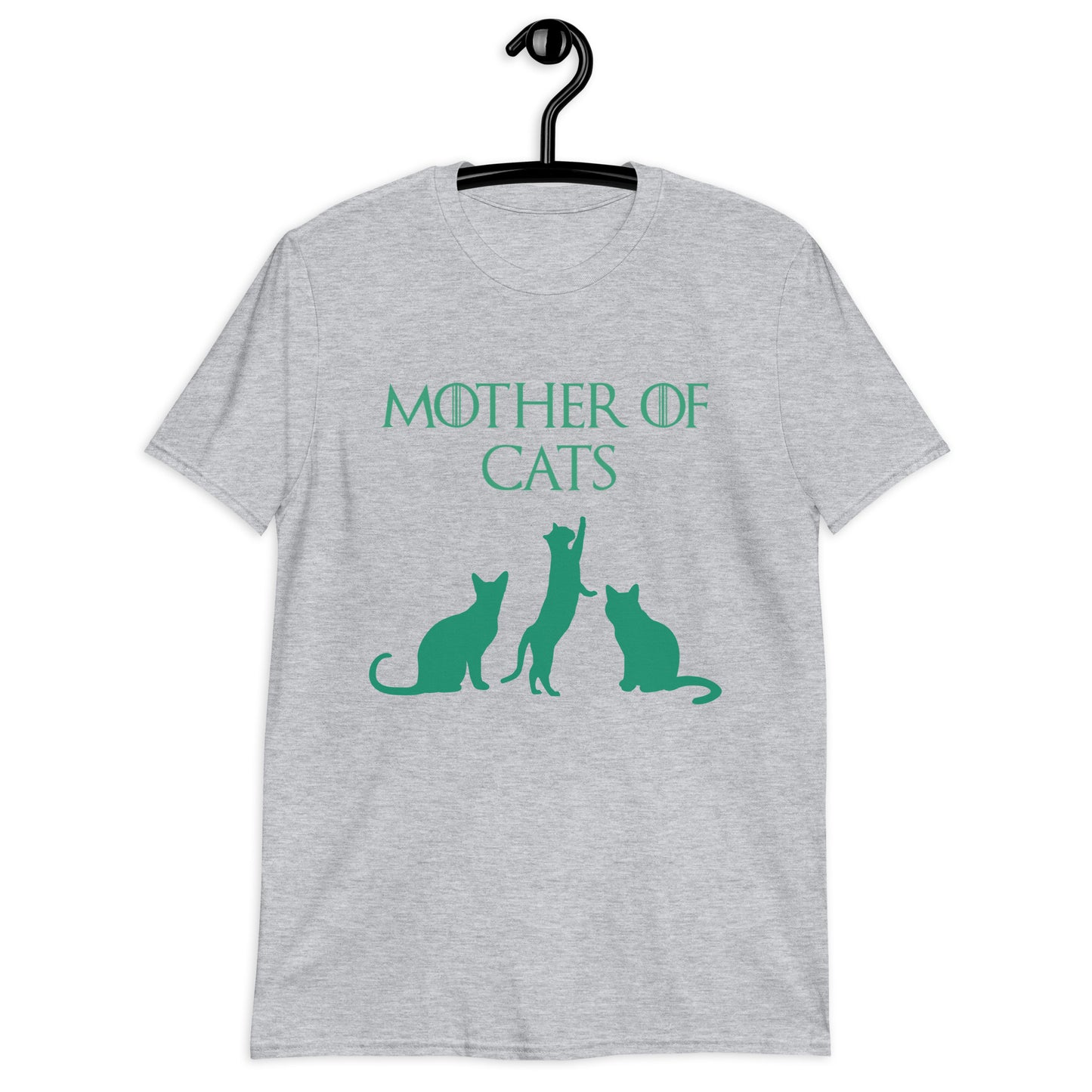 Mother of Cats, Game of Thrones, Mother of Dragons Green Graphic Short-Sleeve Unisex T-Shirt