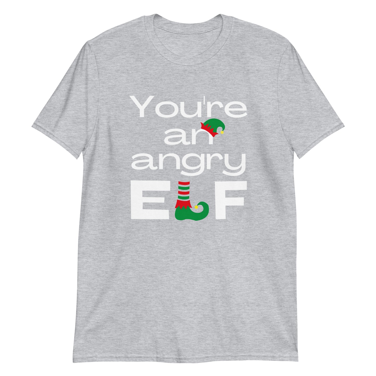 Buddy the Elf, You're an Angry Elf, Elf Shirt, Funny Shirt, He's an Angry Elf, Elf Movie Quote, Christmas Shirt, Short-Sleeve Unisex T-Shirt