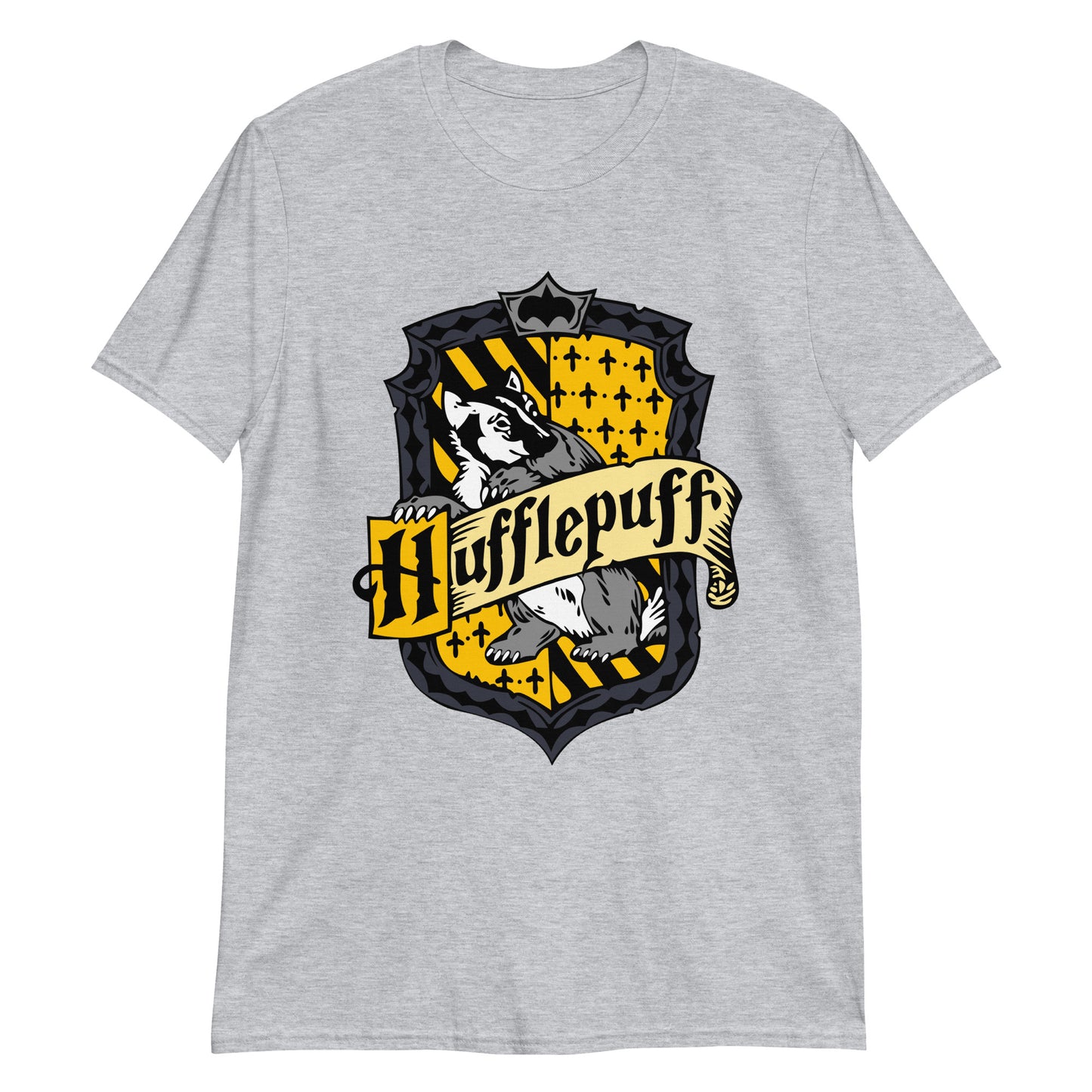 Harry Potter Shirt, Hufflepuff Shirt, Hogwarts, Wizard, Potterhead, Harry Potter Fan, Pop Culture, Short-Sleeve Unisex T-Shirt