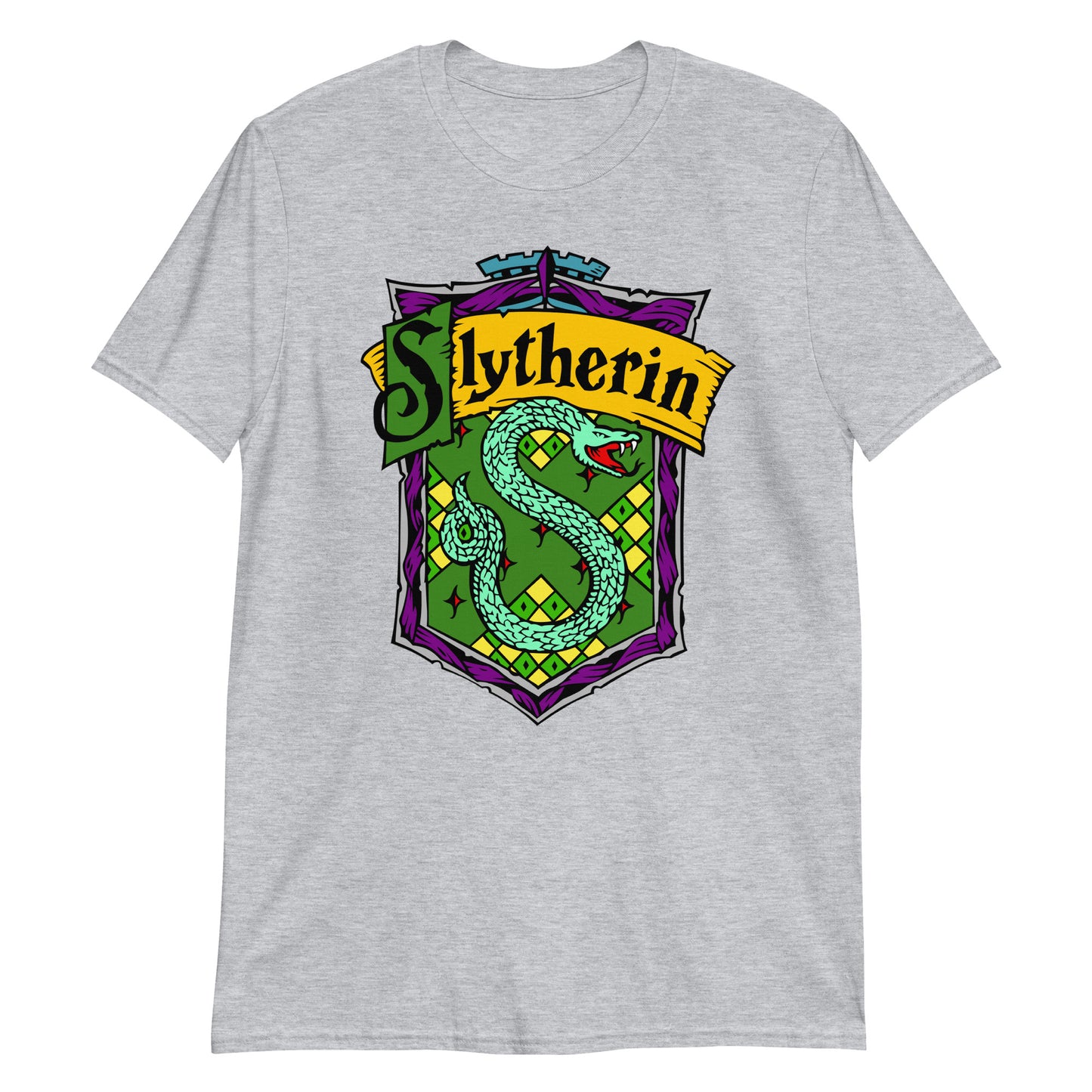 Harry Potter Shirt, Slytherin, Potterhead, Wizard, Hogwarts, Snake Shirt, Snape, Dark Magic, Short-Sleeve Unisex T-Shirt