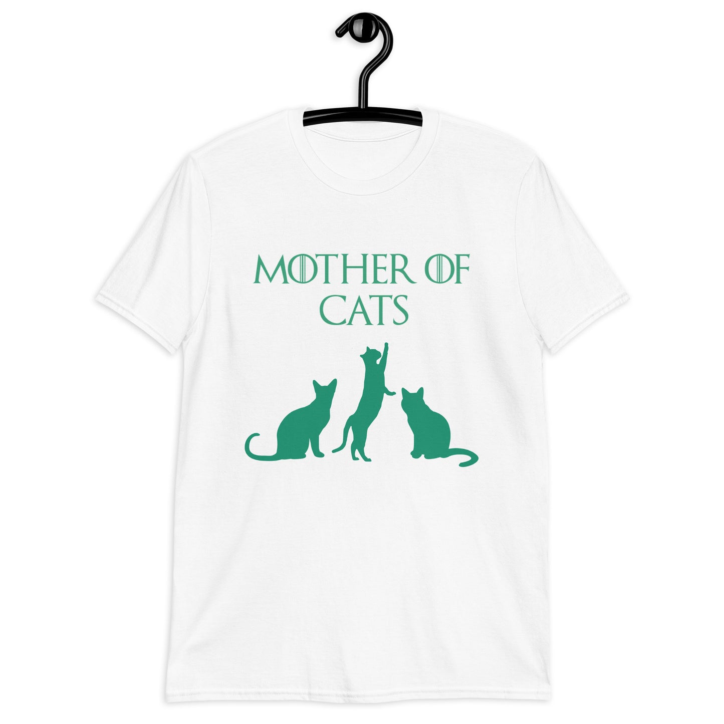 Mother of Cats, Game of Thrones, Mother of Dragons Green Graphic Short-Sleeve Unisex T-Shirt