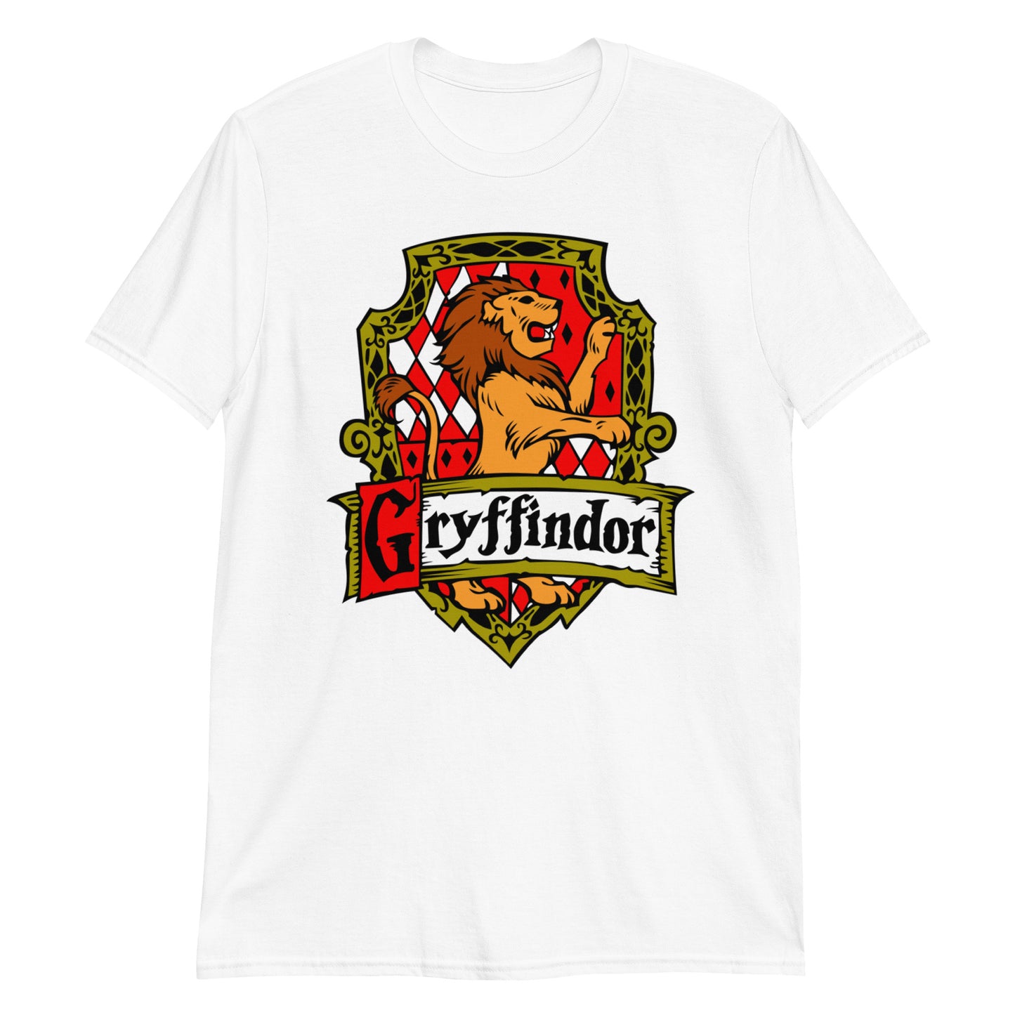 Harry Potter Shirt, Gryfinndor, Hogwarts, Potterhead, Harry Potter Fan, Hermione Granger, Ron Weasley, Wizards, Short-Sleeve Unisex T-Shirt