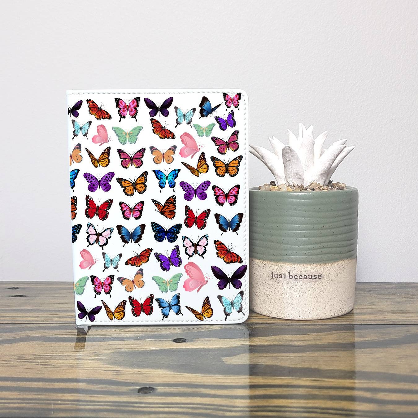 Butterfly Journal, Garden, Colorful Notebook, Butterflies, Nature Lover, Insect Lover, Cute Notebook, Gift for Her, Stocking Stuffer