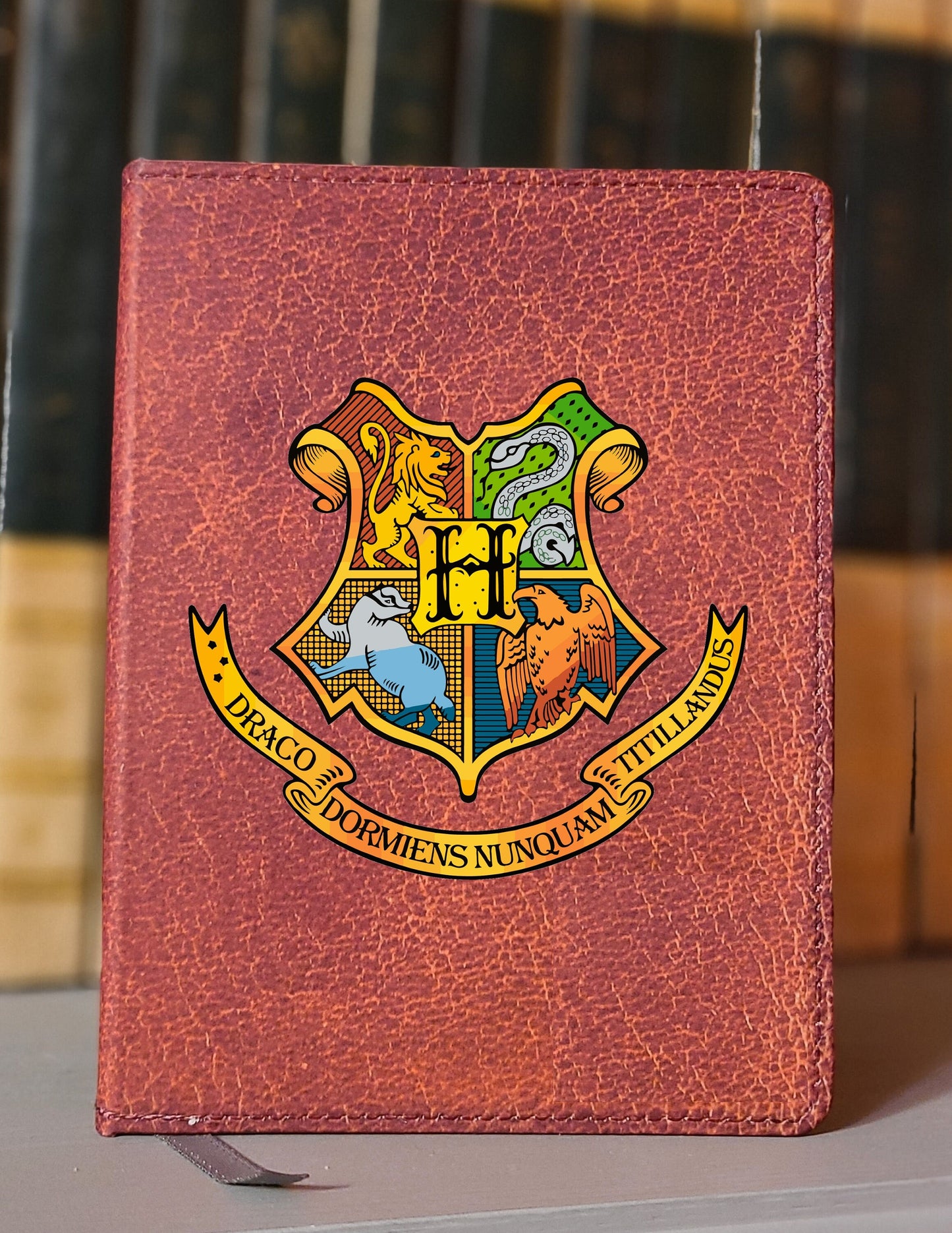 Harry Potter Journal, Hogwarts, Ravenclaw, Hufflepuff, Gryffindor, Slytherin, House Crest, Wizards, Ron Weasley, Hermione Granger, Diary