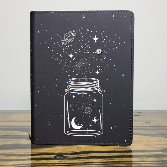 Space in a Jar Journal, Solar System, Star Journal, Universe, Galaxy, Planets and Stars, Pretty Journal, Cute Journal