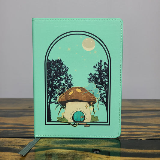 Mushroom Journal, Mushroom House, Cute Mushroom, Fairy House, Cute Journal, Botanical, Nature Lover, Forest