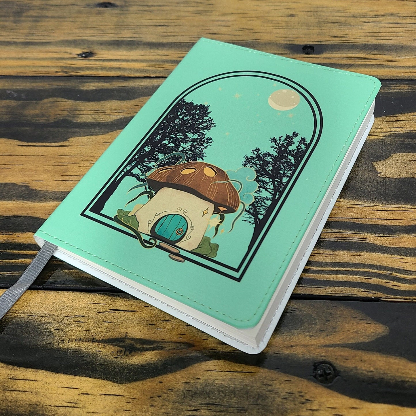 Mushroom Journal, Mushroom House, Cute Mushroom, Fairy House, Cute Journal, Botanical, Nature Lover, Forest