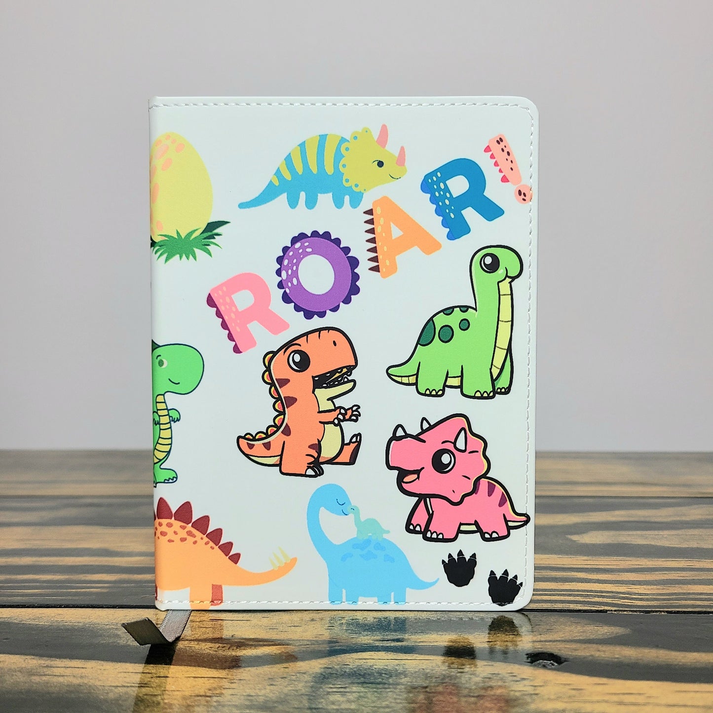 Cute Dinosaur Journal, Colorful Dinosaur, Dinosaur Lover, Roar, Cute Journal, Colorful Journal, Journals and Notebooks, Birthday Gift