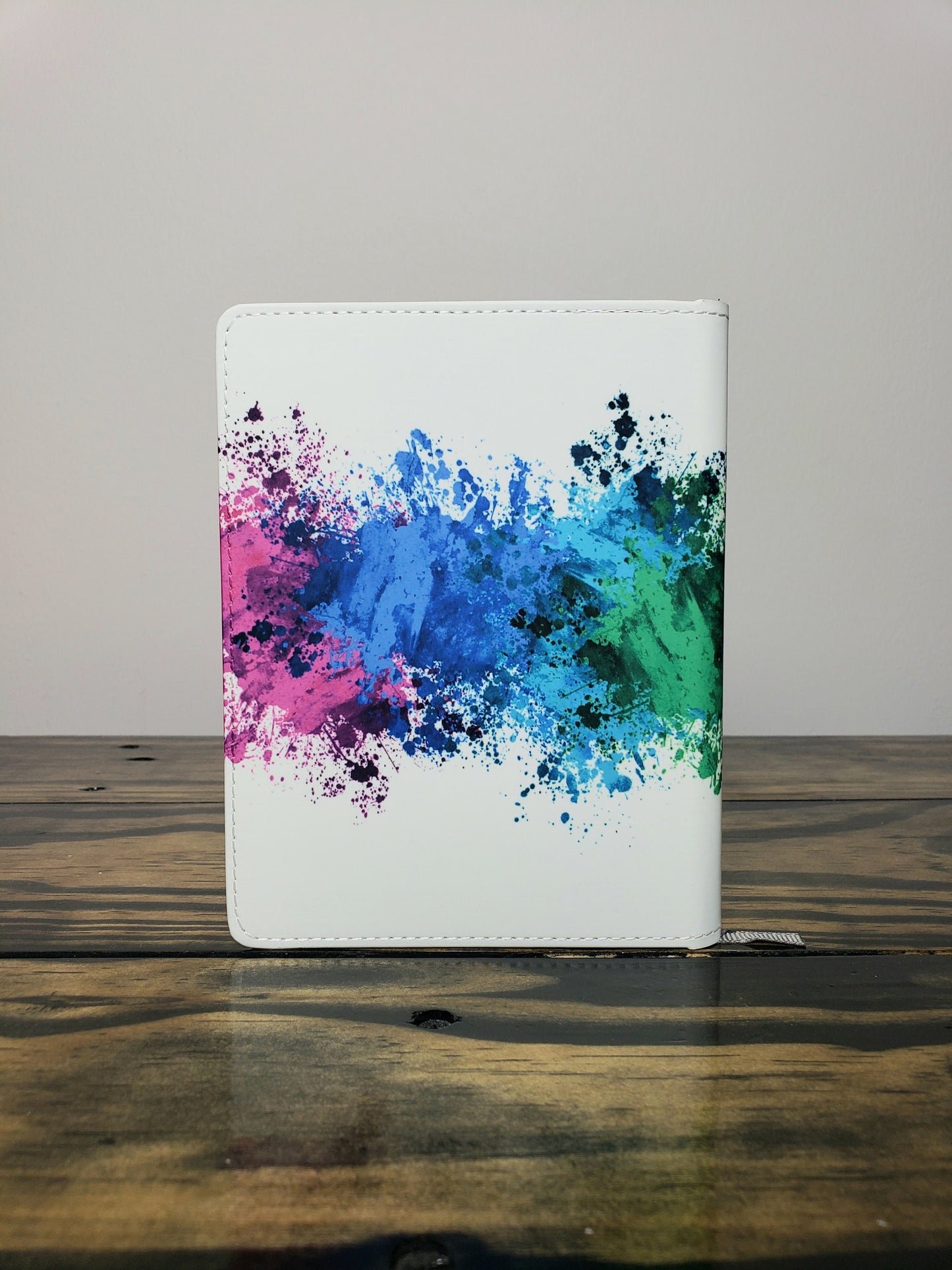 Rainbow Paint Journal, Colorful Notebook, Abstract, Artwork, Artsy, Pretty Journal, Gift for Her, Gift for Artist, Paint Spatter