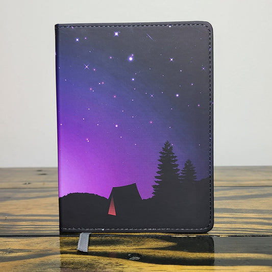 Camping Journal, Outdoor Lover, Camping Life, Adventure, Explore, Wilderness, Nature Journal, Gift Idea, Purple Journal, Notebook