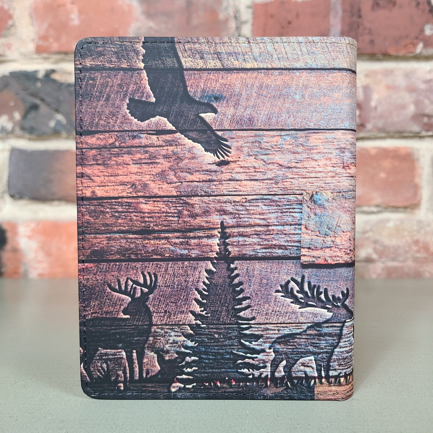 Faux Wood Embossed Journal, Deer Journal, Hunting, Mountains, Outdoor Journal, Nature, Man Journal, Notebook