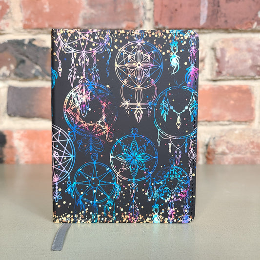 Boho Dreamcatcher Journal for Her Fantasy Journal Glitter Notebook Colorful Journal, Journaling Feather Dream Journal Sketchbook