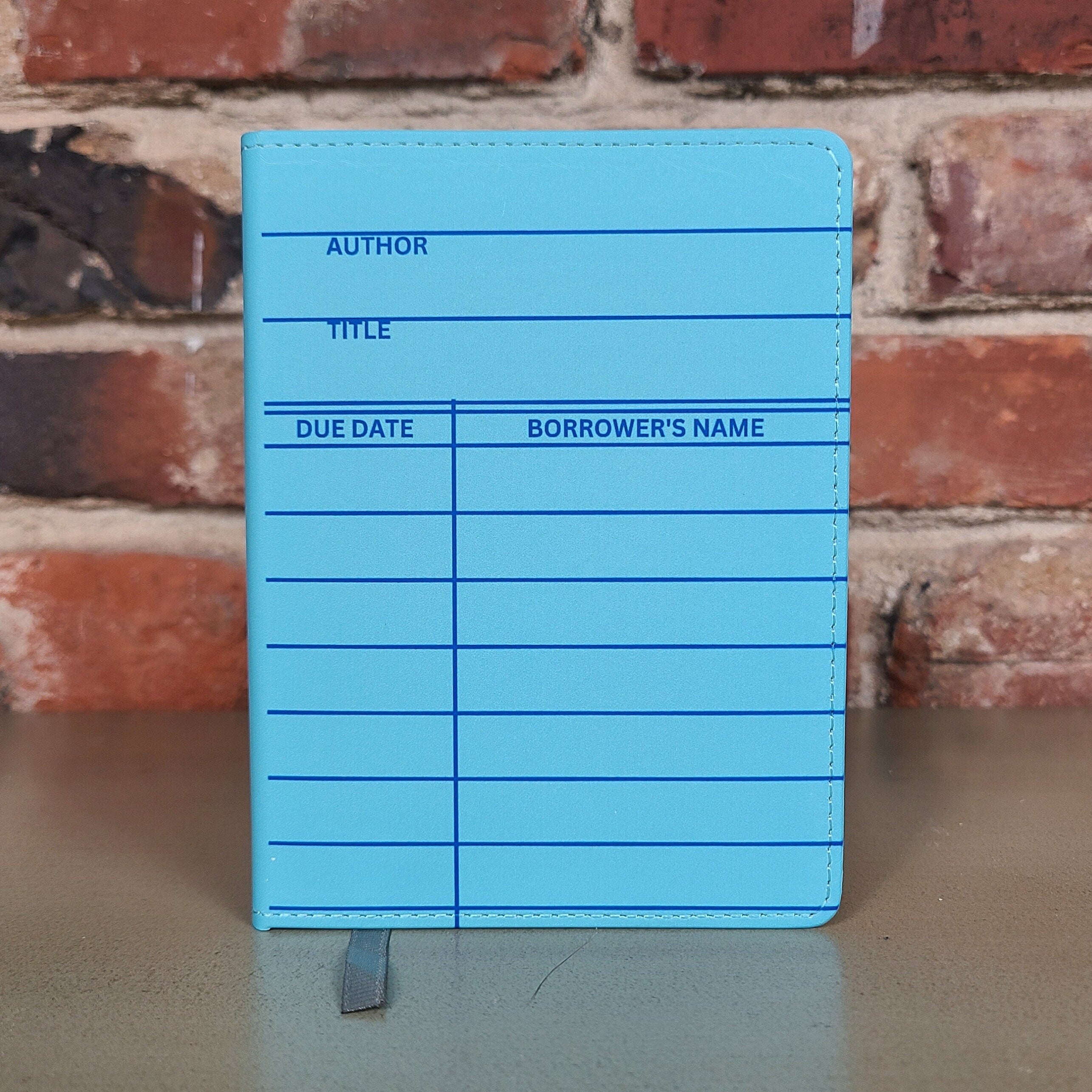 Personalised Library Card Library Card Journal – BAMF Design Studio