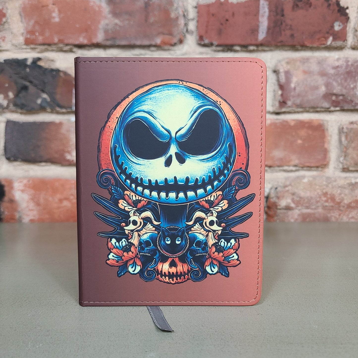 Jack Skellington Journal Halloween Notebook Halloween Gift Scary Movie Tim Burton Horror Unique Gift Pumpkin Nightmare Before Christmas