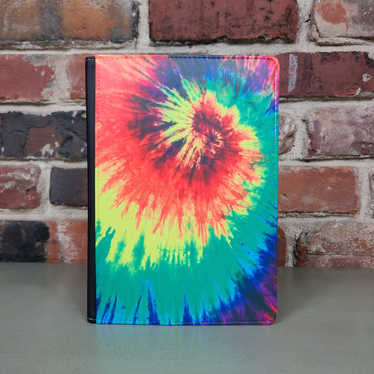 Tie Dye Hippie Colorful Swirl Journal Reusable, Journalist Gift for Friend Size A5 Journal, Journaling Hobby, Wellness Journal