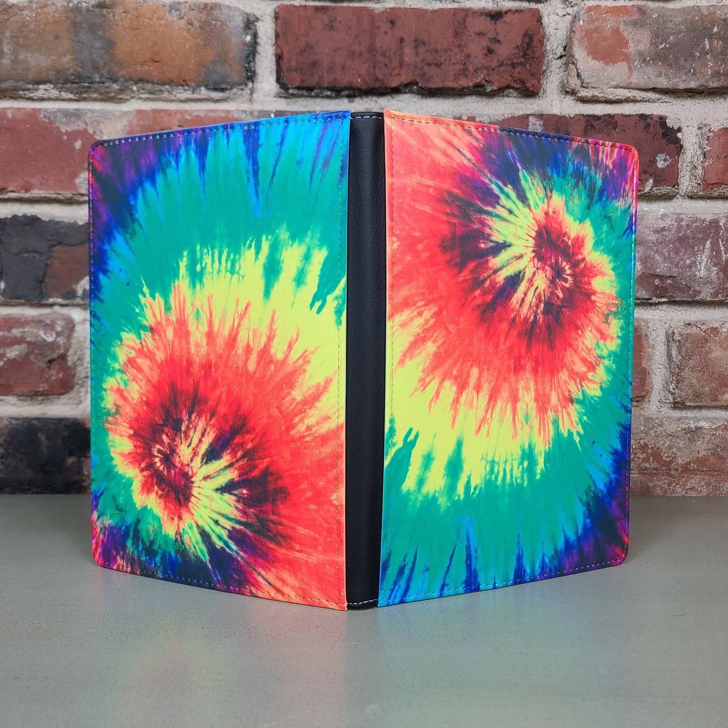 Tie Dye Hippie Colorful Swirl Journal Reusable, Journalist Gift for Friend Size A5 Journal, Journaling Hobby, Wellness Journal